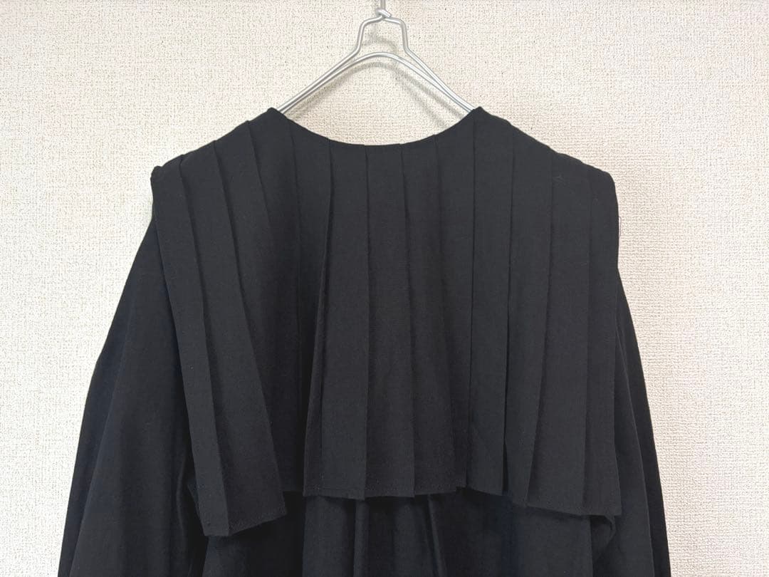 natural by clip プリーツ襟タックワンピース　フォーマル　美品