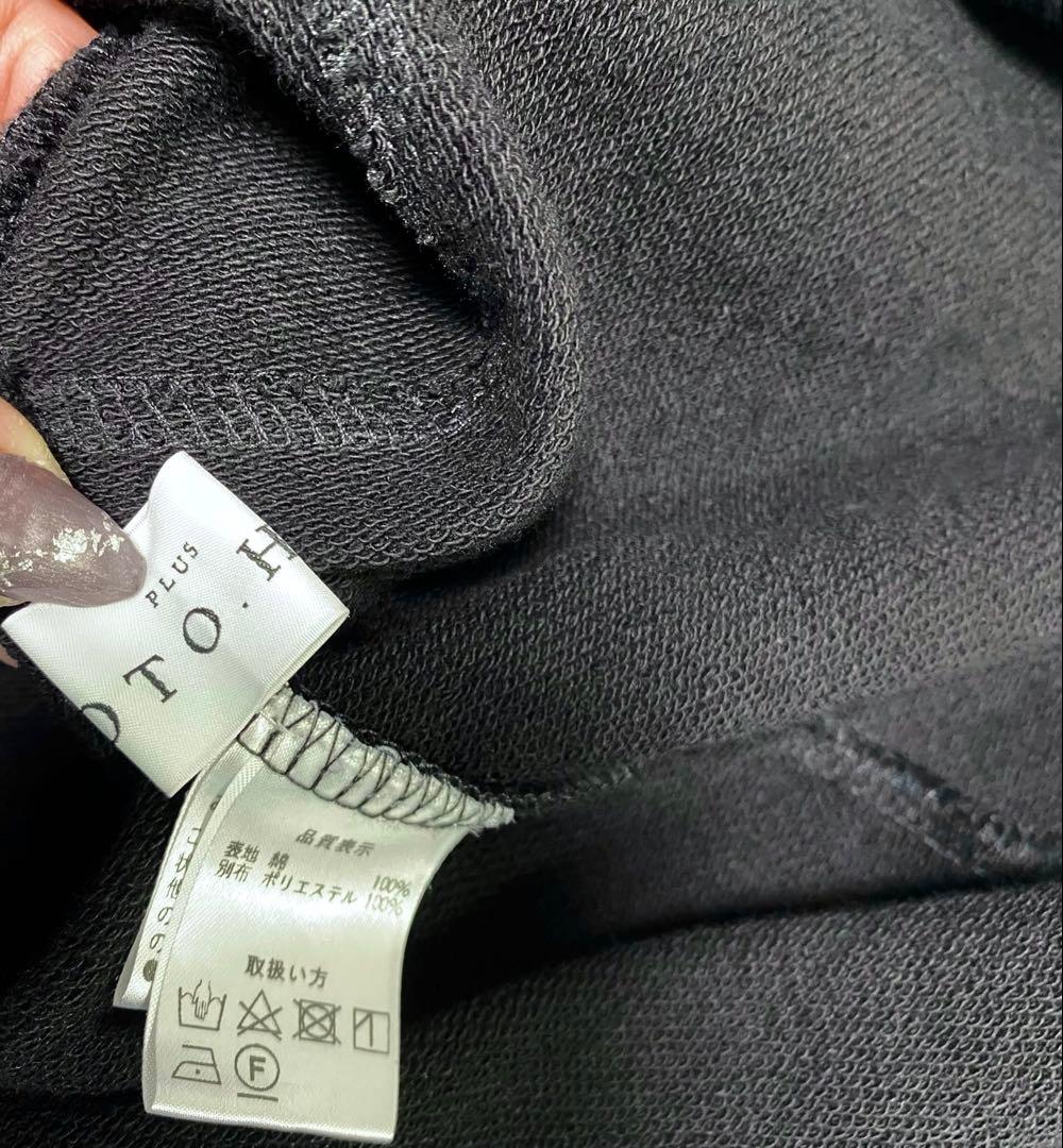 美品！ PLUS OTO.HA MA1ライクワンピース　BLACK