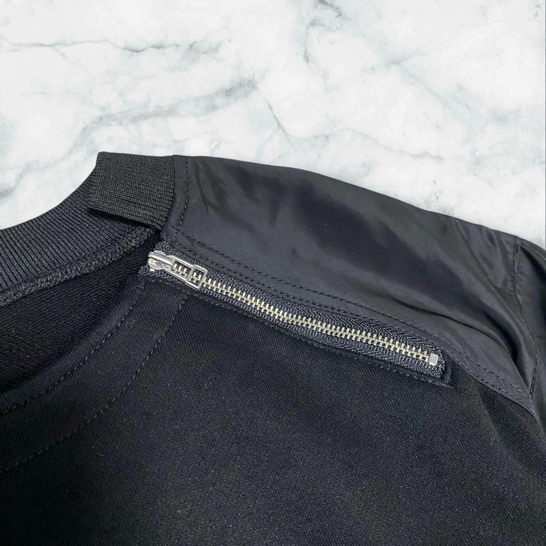 美品！ PLUS OTO.HA MA1ライクワンピース　BLACK