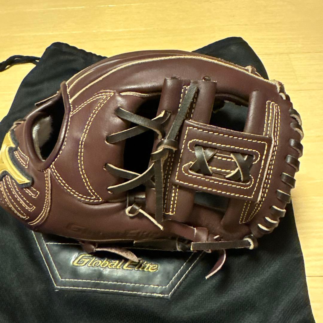 ミズノ軟式　グローバルエリート　内野手用グローブ