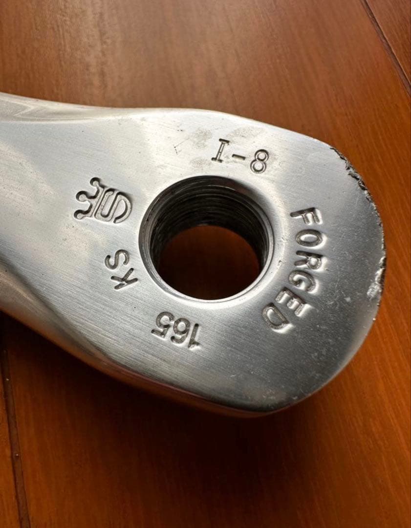 ピスト シングル用 クランク SUGINO RD4 チェーンリング付 165mm