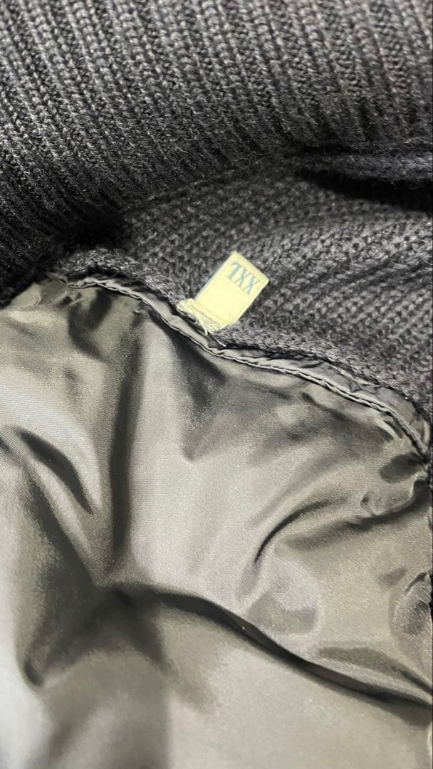 MONCLER ネイビー ダウンニットベストXXL 身幅54〜56cm