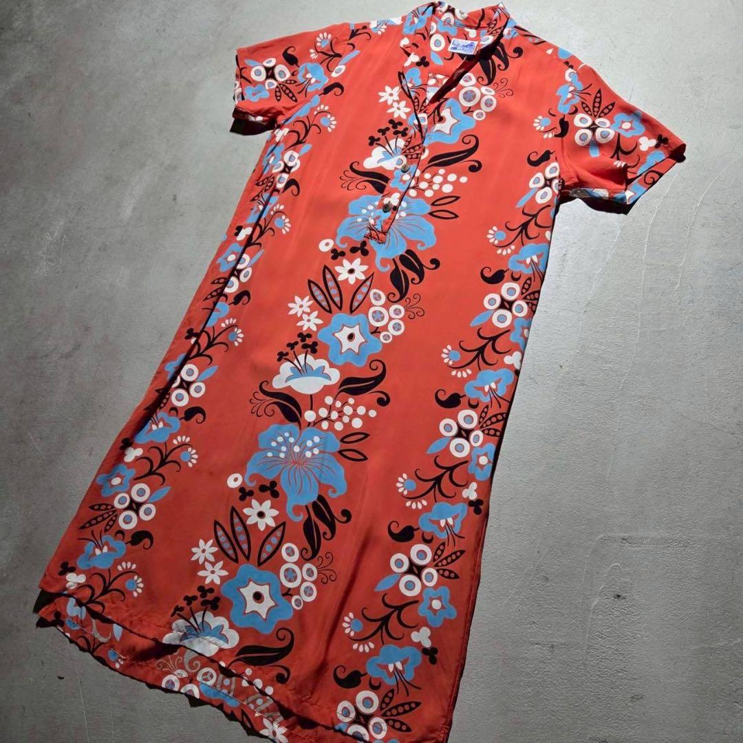 SUN SURF×BEAMS BOY アロハ ワンピース レーヨン
