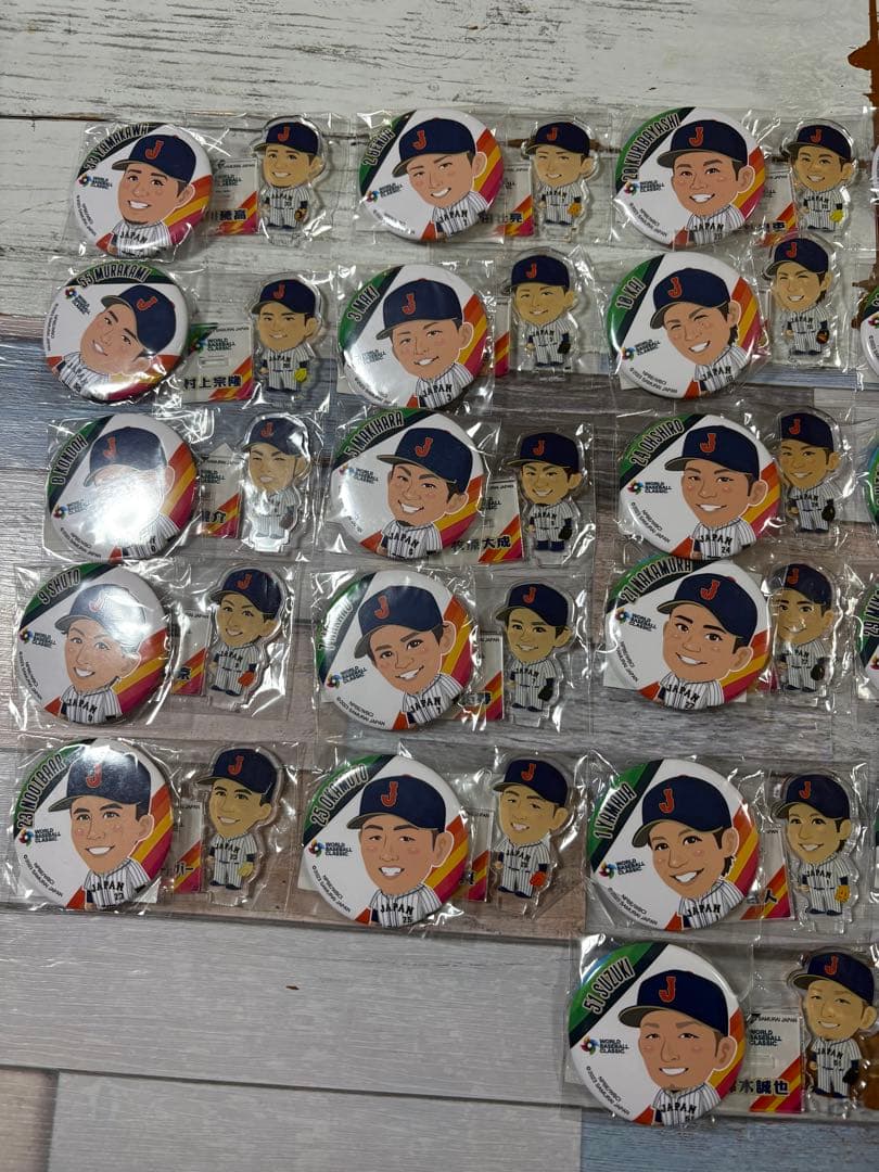 WBC 缶バッジ アクスタ