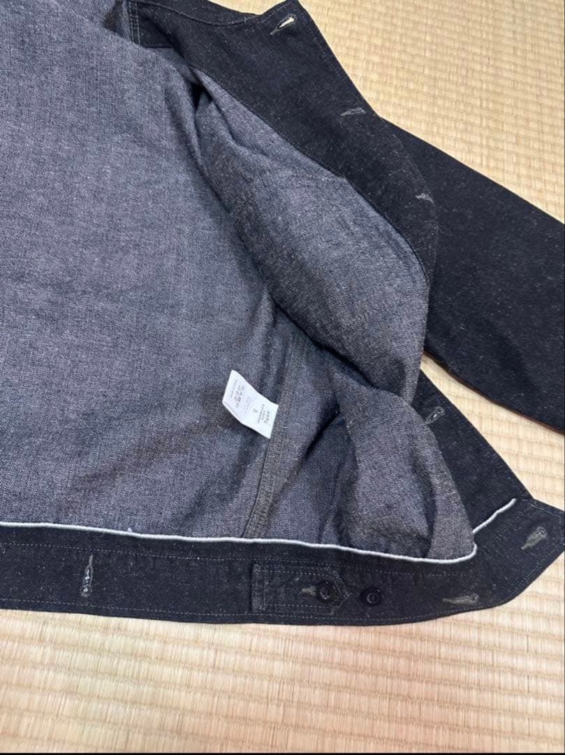 OUTIL VESTE CAENサイズ3ブラックデニム2025SS 美品