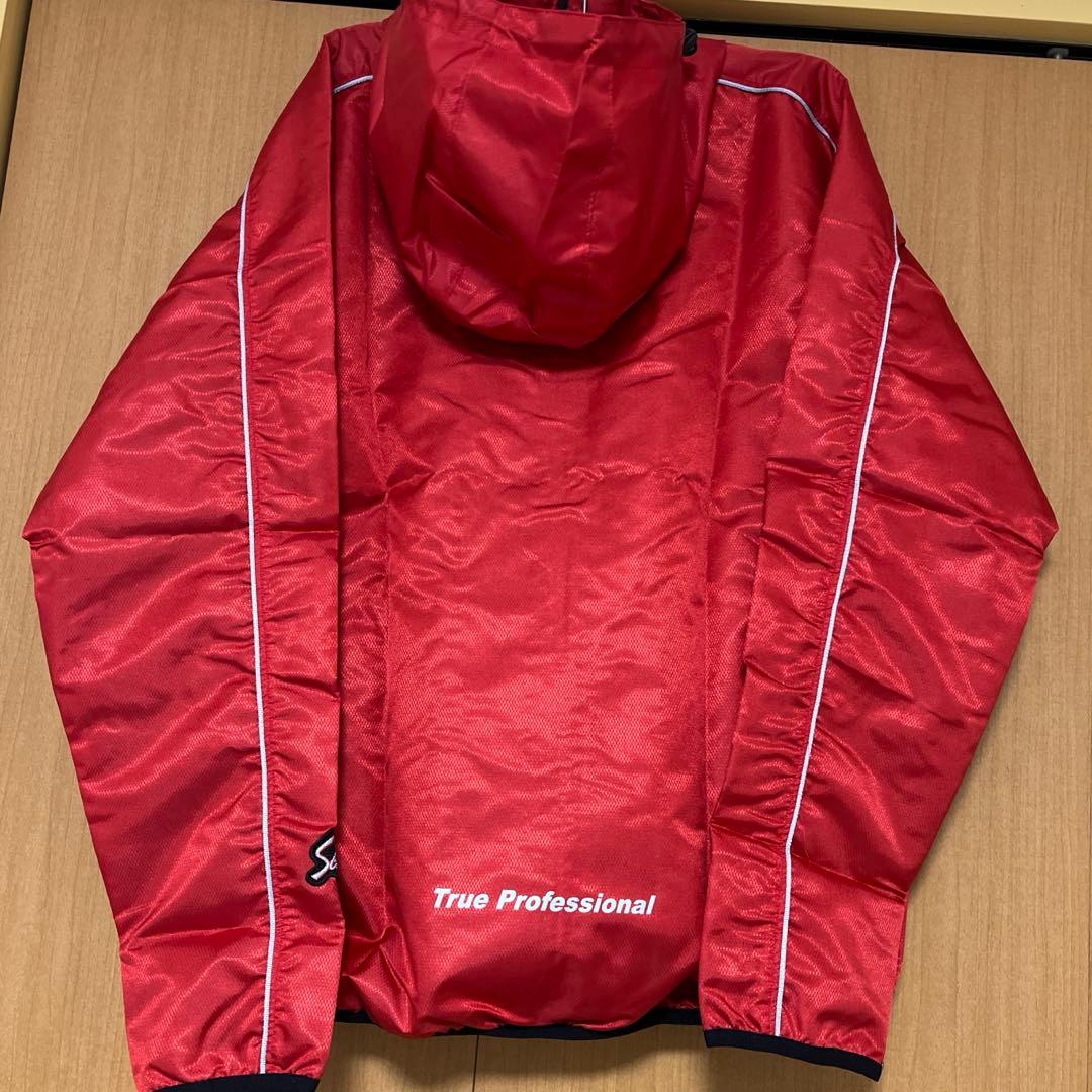 未使用　セットアップ　久保田スラッガー ウィンドブレーカー レッド　Lサイズ