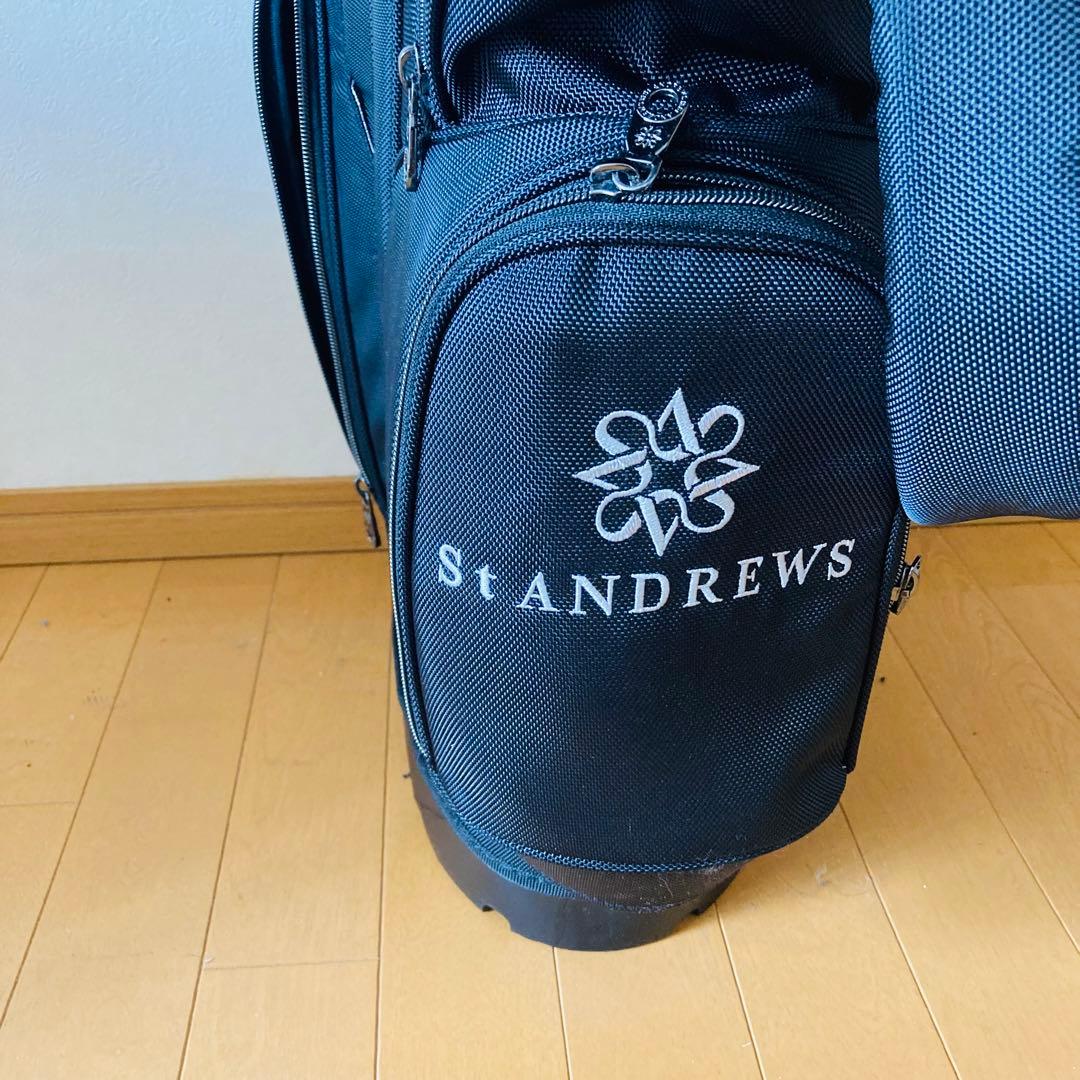 St Andrews ゴルフバッグ・キャディバッグブラック　軽量