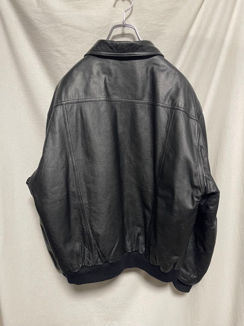 ★90s★Mister★牛革★レザージャケット★A2★ボンバー★ライダース★LL