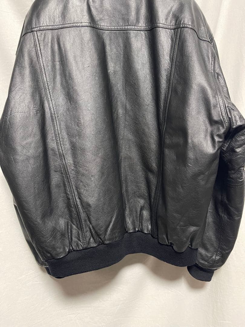 ★90s★Mister★牛革★レザージャケット★A2★ボンバー★ライダース★LL