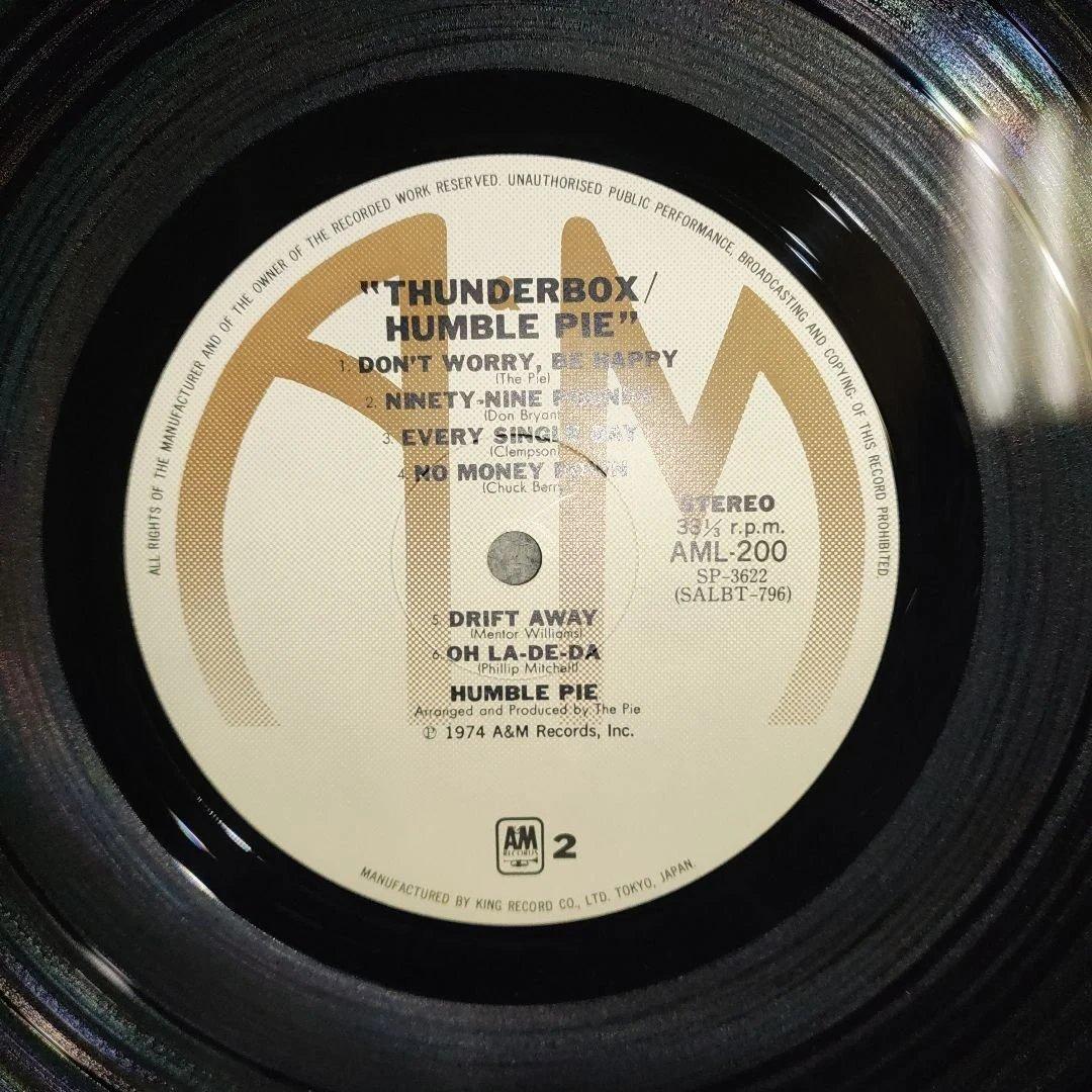 【良品ＬＰレコード】ハンブル・パイ／サンダーボックス