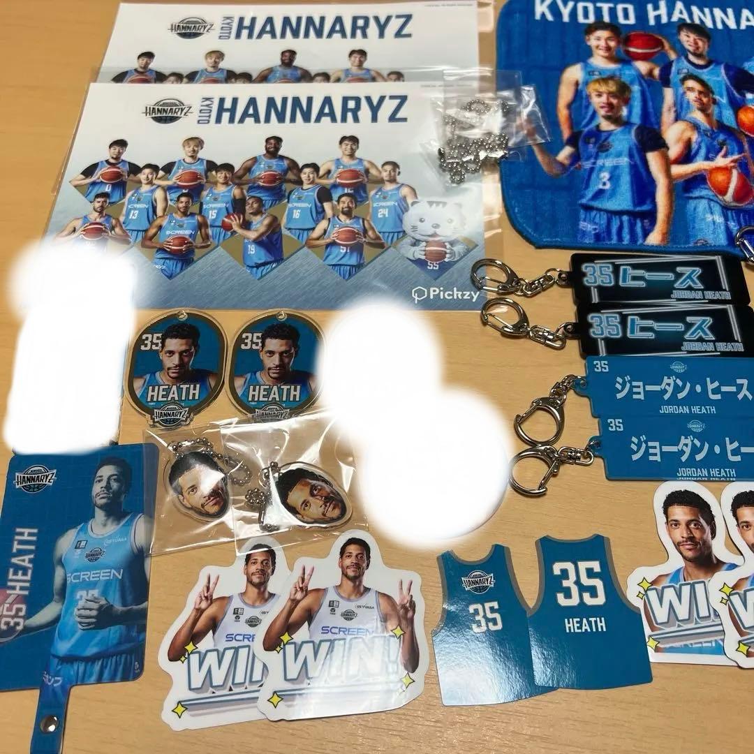 京都ハンナリーズ　ジョーダンヒース選手　グッズ