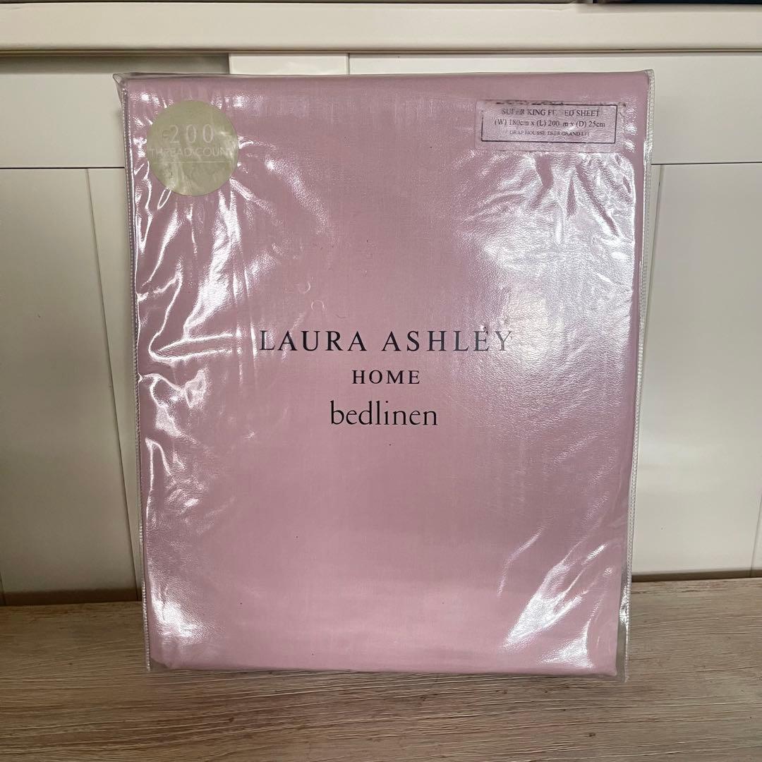 イギリス輸入　ローラアシュレイフィッティドシーツ　ホテル仕様　新品