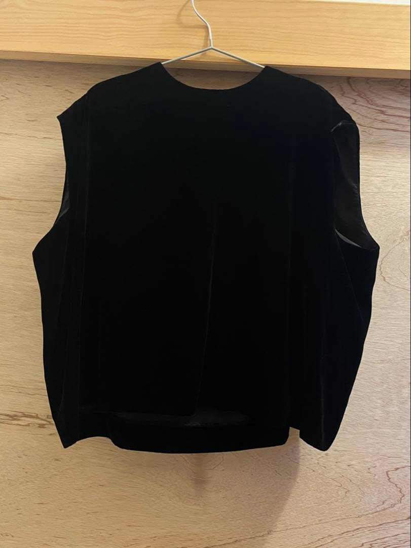 【美品】かぐれ　レーヨンシルクベルベットプルオーバー