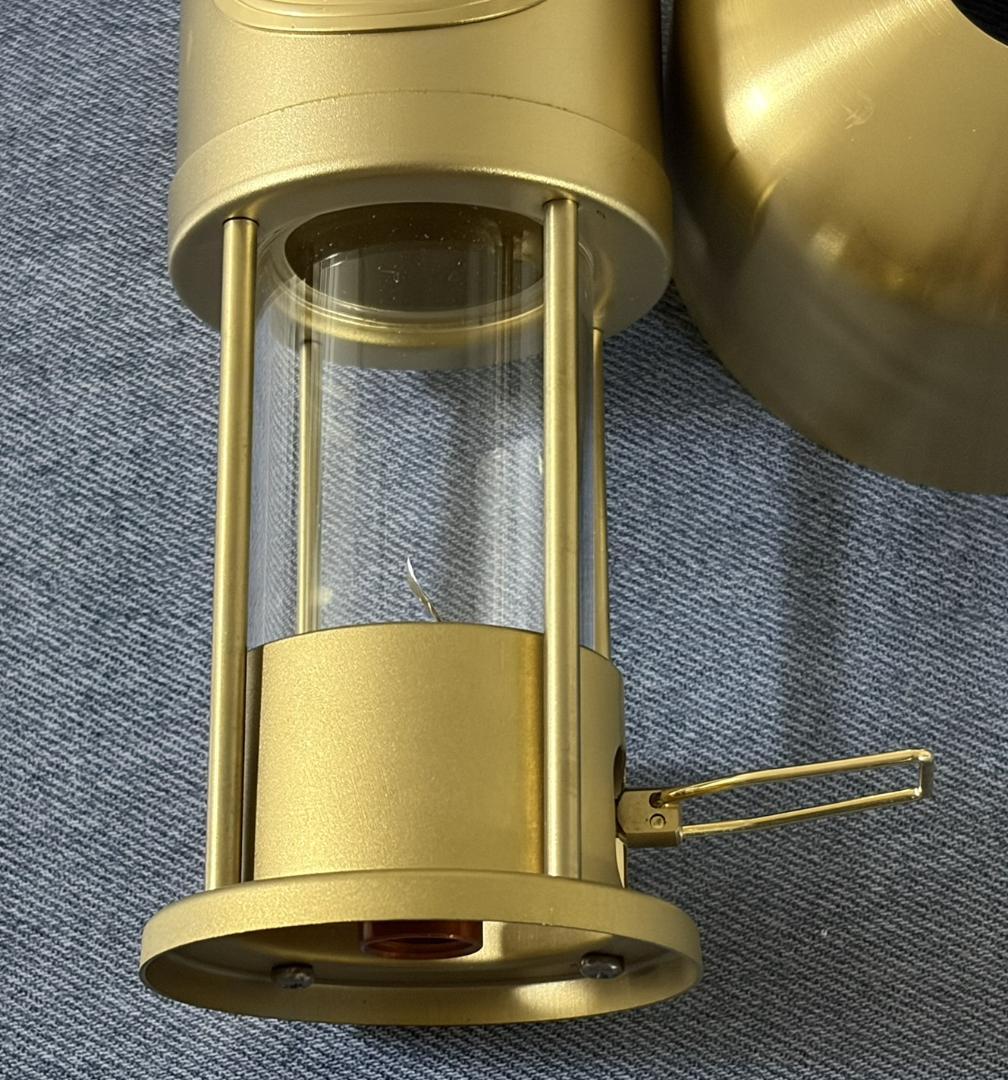 未使用保管品‼　ギャレットランタン　硝子１箇所割れキズ有り