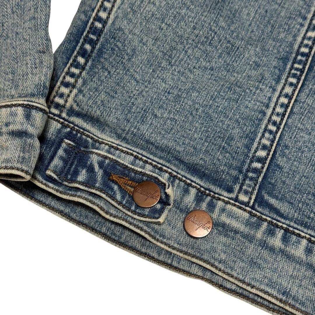 Wrangler 24MJZ フロントジップデニムジャケットインディゴブルーXL