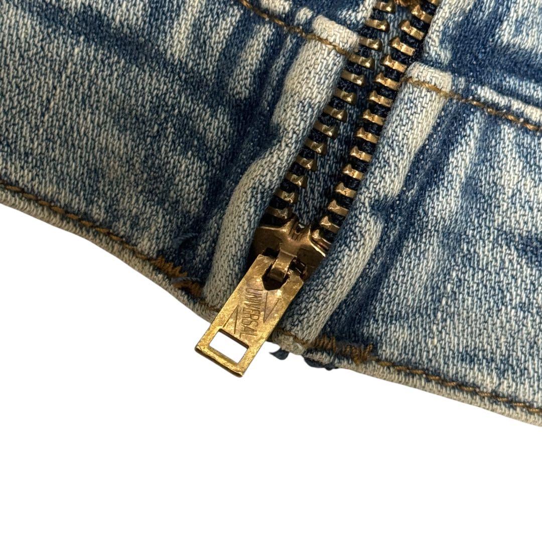 Wrangler 24MJZ フロントジップデニムジャケットインディゴブルーXL