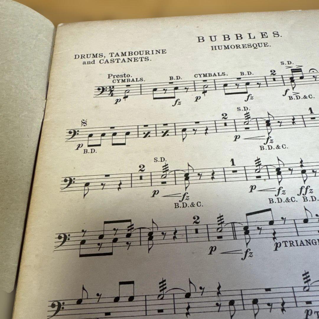 希少novelty orchestra folio 新管弦楽楽譜集　1917年版