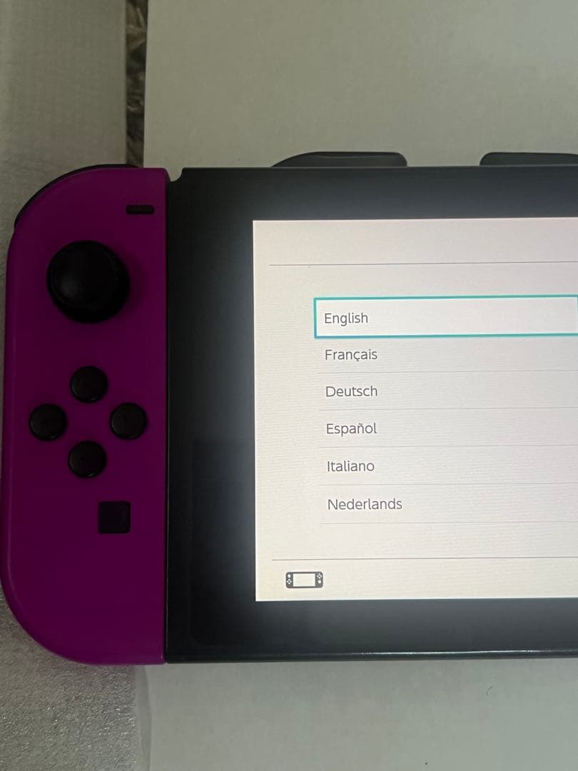 Nintendo Switch 赤/紫 本体 ACアダプター、箱付値下げしました