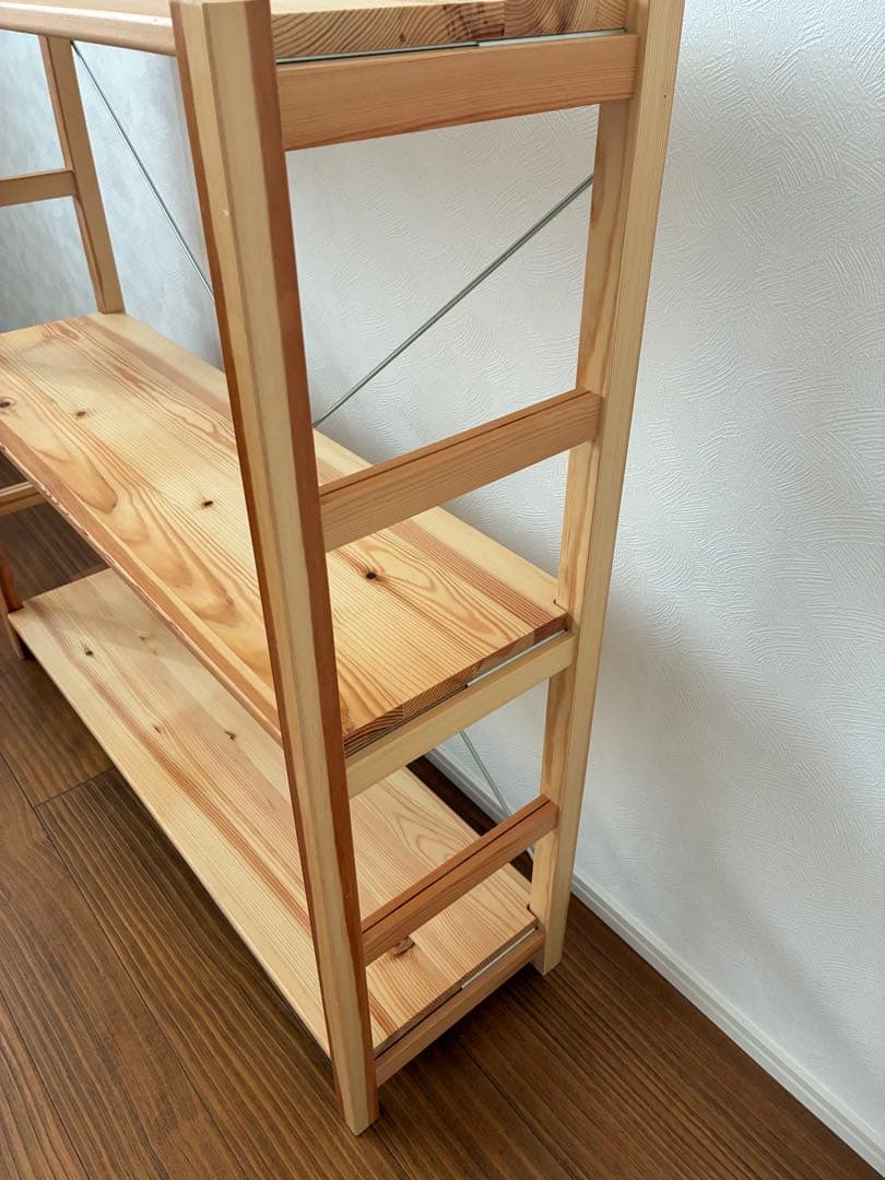 無印良品 パイン材ユニットシェルフ 小 幅86×奥行26×高さ83cm