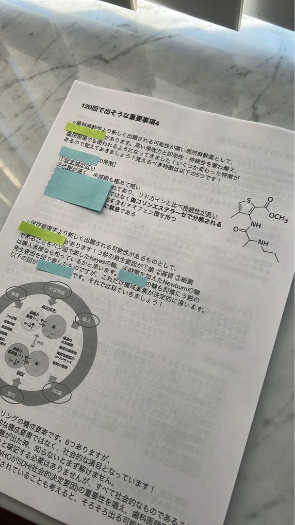 【⭐︎専用】120回歯科医師国家試験合否を決める重要資料(全60ページ)【完成版】
