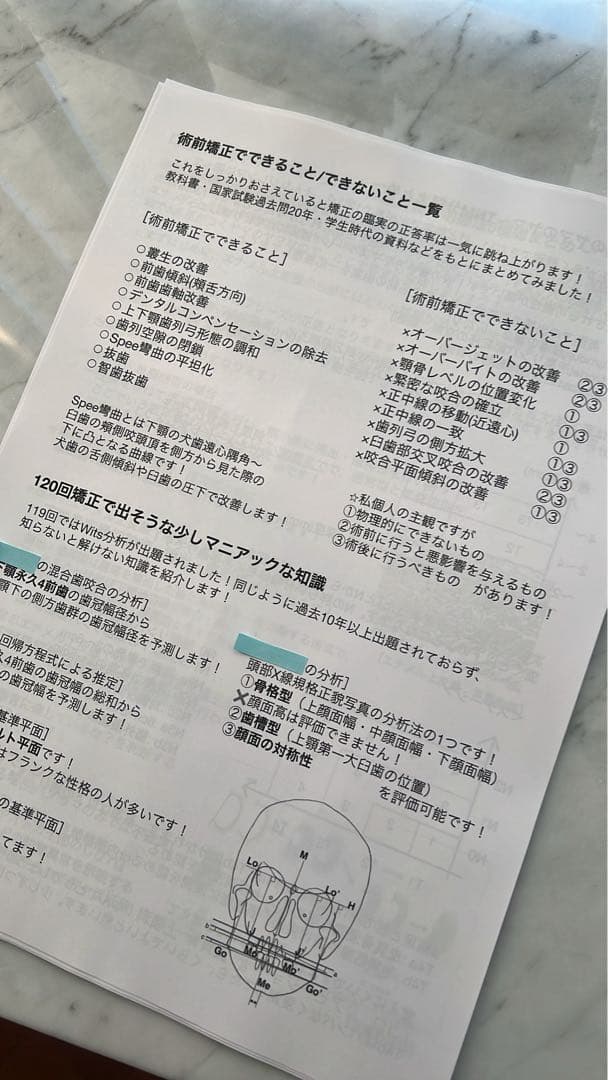 【⭐︎専用】120回歯科医師国家試験合否を決める重要資料(全60ページ)【完成版】