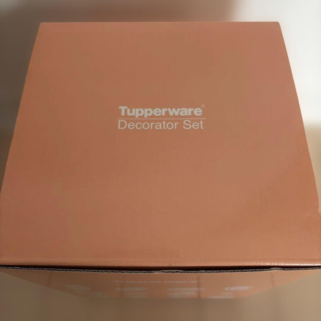 【新品・未使用品】タッパーウェア／デコレーターセット／Ｓサイズ＆Ｍサイズ