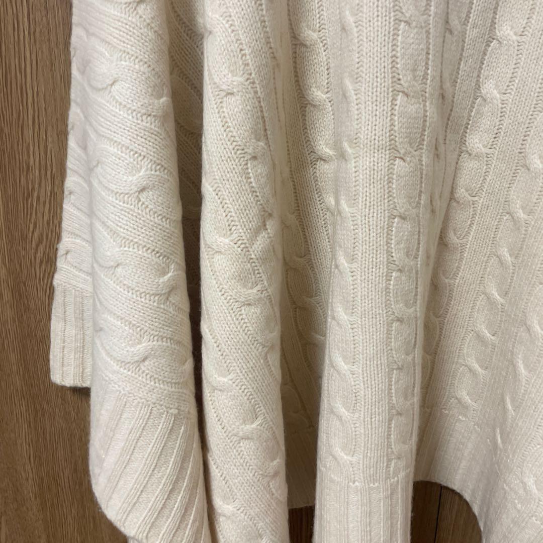 24時間以内発送★ポロラルフローレン　ポンチョ　XS/S 羊毛ウール×カシミア