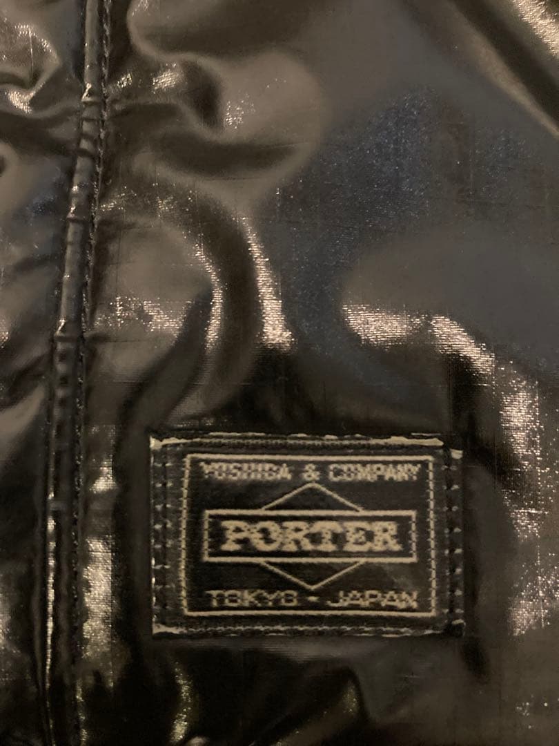 黒ナイロン トートバッグ　シーレ(L)