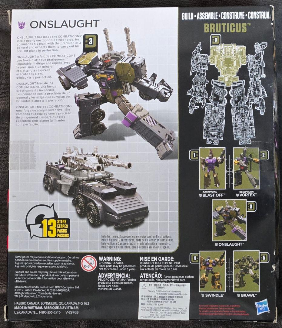 新品　トランスフォーマー コンバイナーウォーズ オンスロート 海外版