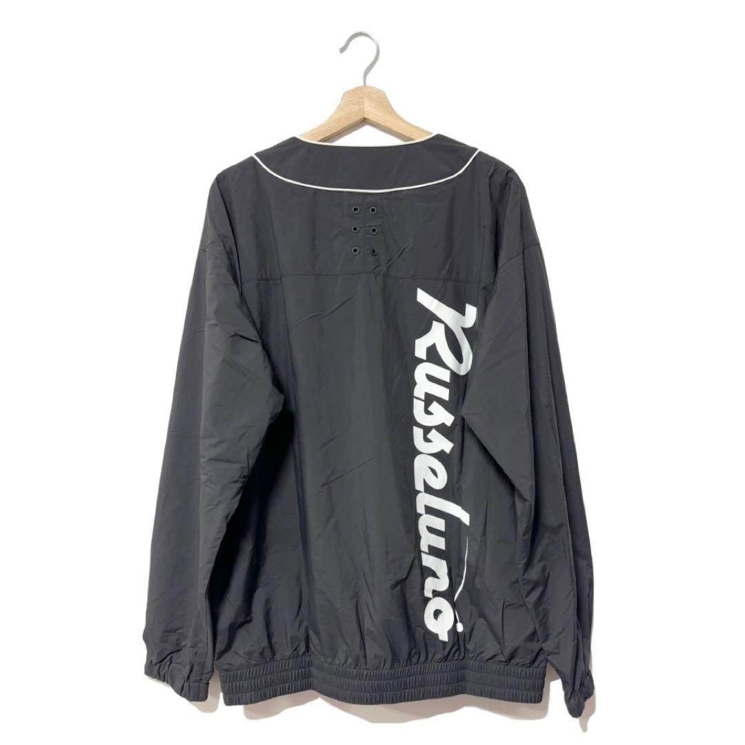 新品 ラッセルノ ゴルフ B.B Vネック プルオーバー ブラック XL 6