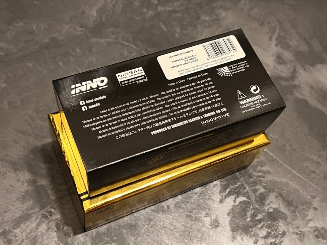INNO 64 TOP SECRET 限定品　ゴールド　R34 トップシクレット
