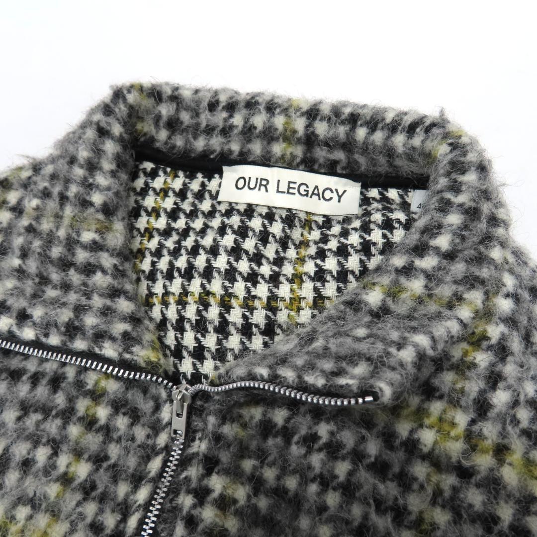 美品 ポルトガル製 OUR LEGACY ウール アルパカ 千鳥格子 ジャケット