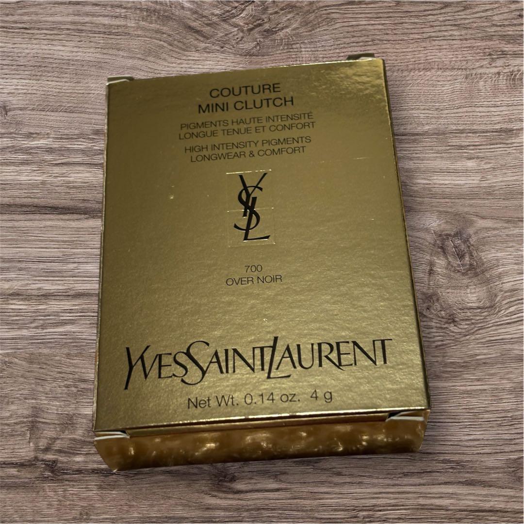 【新品未使用】YSL クチュールミニクラッチ 700 OVER NOIR