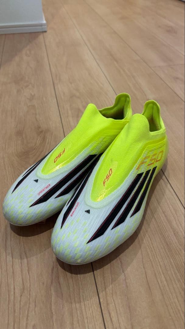 新品 adidas F50 紐なし 26.5cm FG