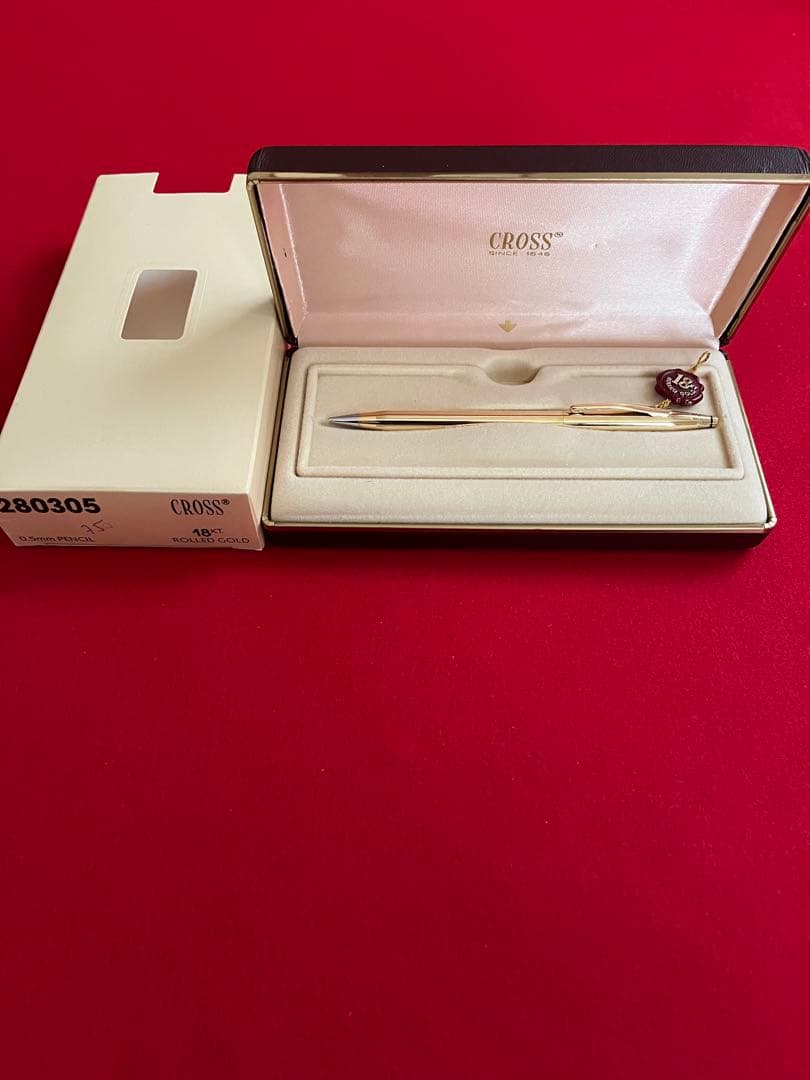 クロスシャープペンシル クラシックセンチュリー18金張❗️美品‼️ケース取説一式付‼️