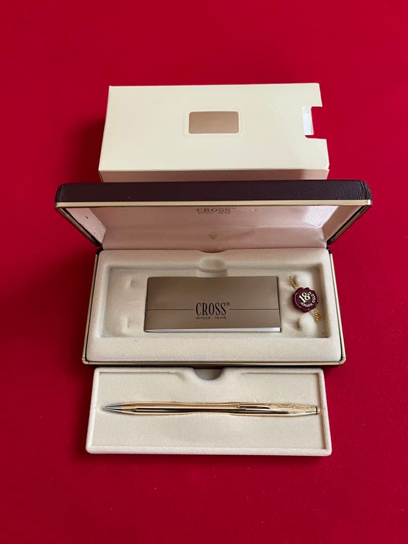 クロスシャープペンシル クラシックセンチュリー18金張❗️美品‼️ケース取説一式付‼️