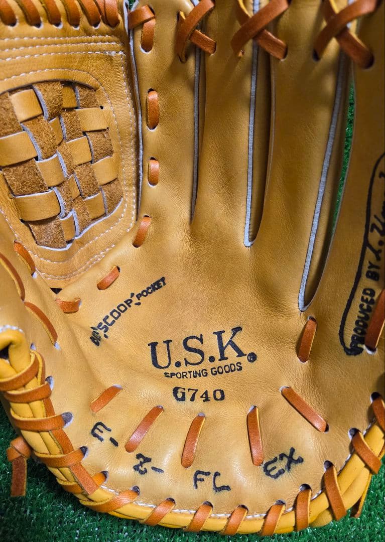 U.S.K G740 軟式野球グローブ読売ジャイアンツ長嶋茂雄