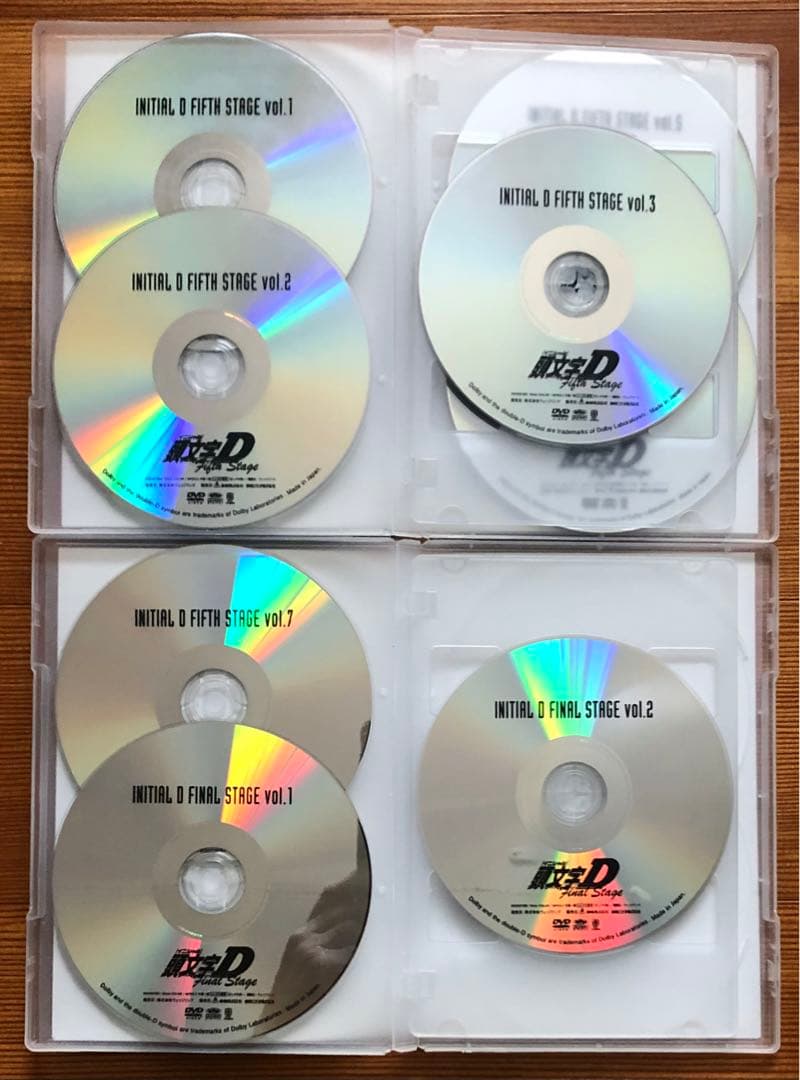 頭文字D Fifth Stage & Final Stage DVDセット