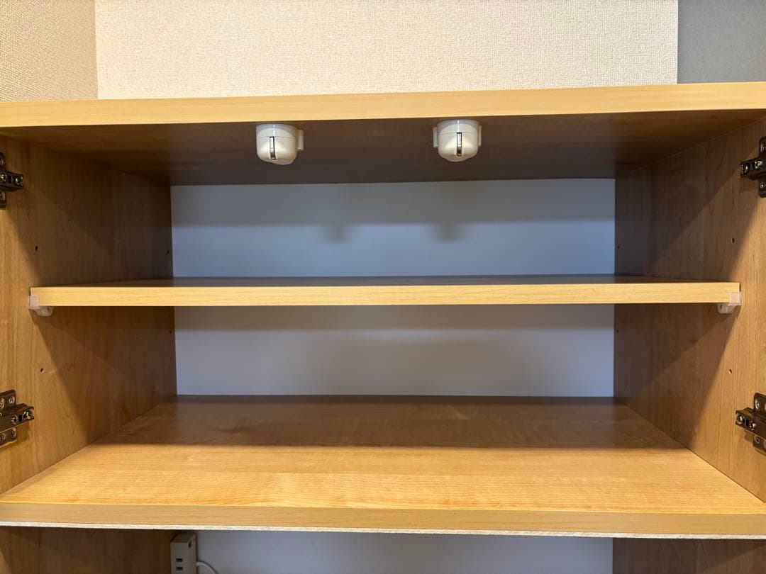 【panap】木目調 食器棚 レンジ台 キッチンボード 幅70cm
