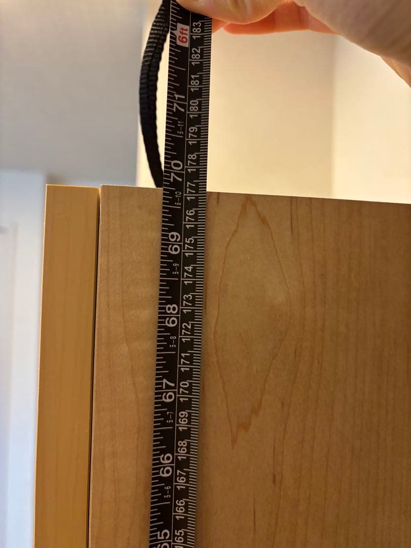 【panap】木目調 食器棚 レンジ台 キッチンボード 幅70cm