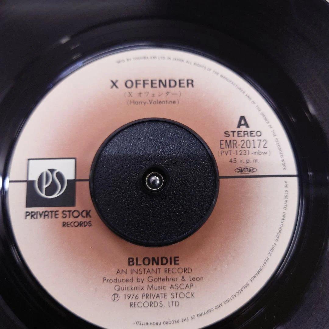 洋楽 BLONDIE : X Offender. InTheSun EP