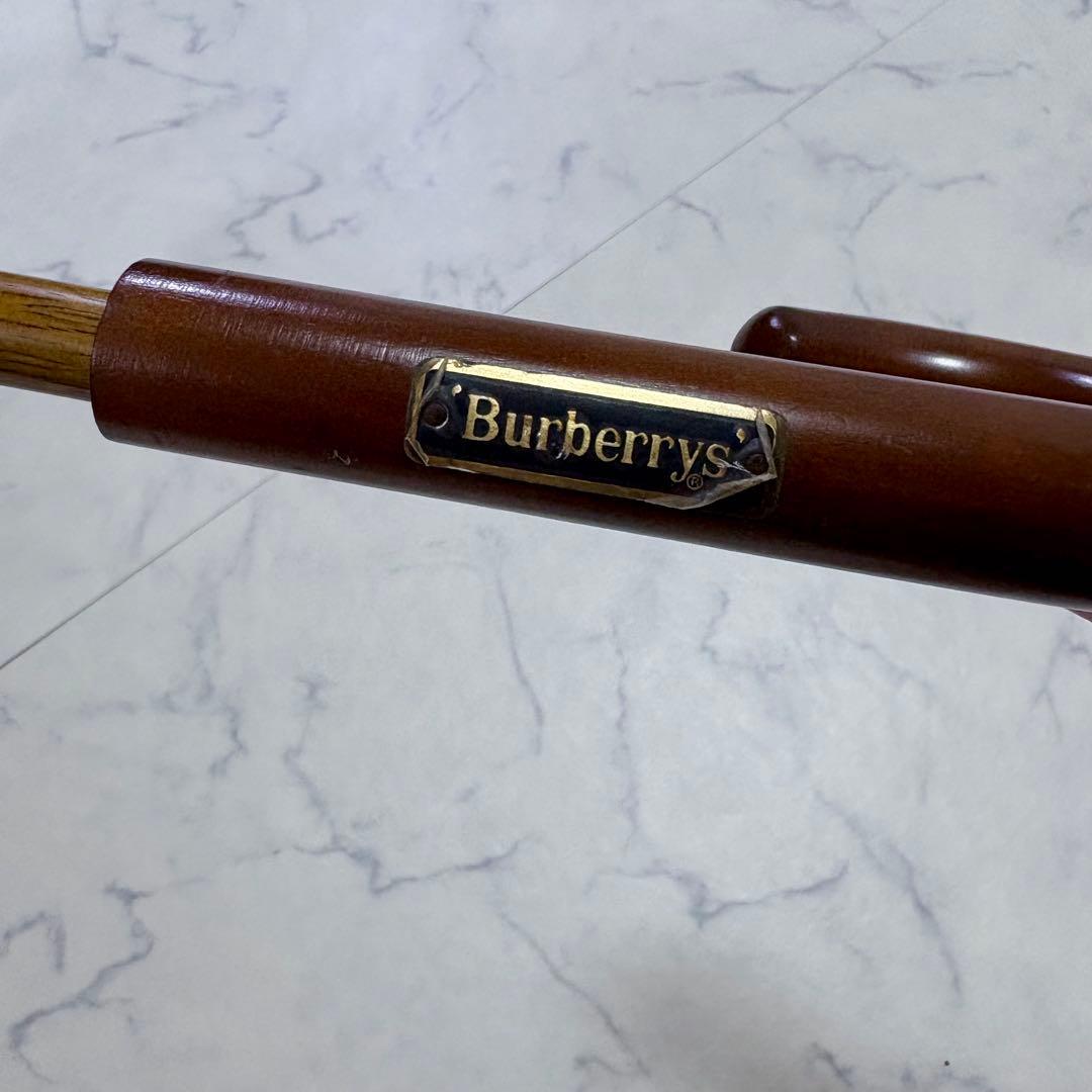 希少 Burberrys バーバリーズ ノバチェック柄 長傘 ヴィンテージ