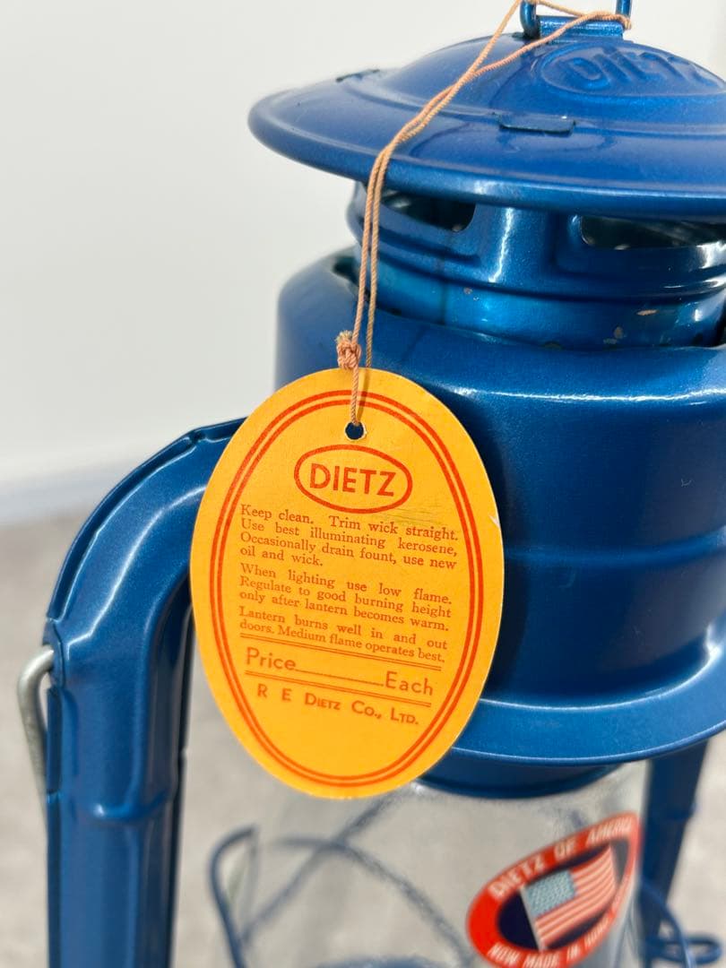 送料込み⭐︎DIETZ【オイルランプ NO.80 ブルー】