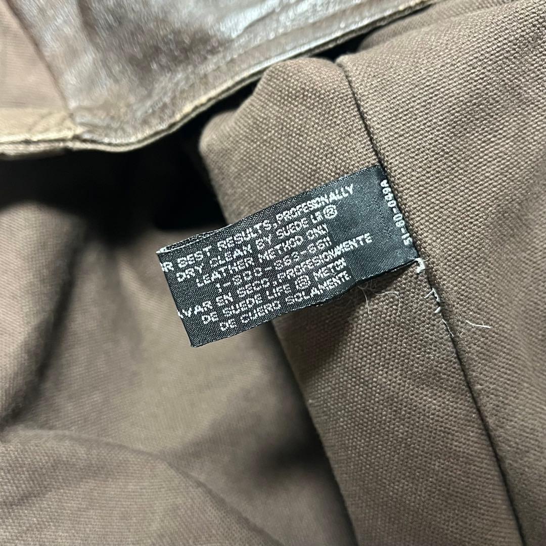 90s ST.JOHN’S BAY leather hunting vest