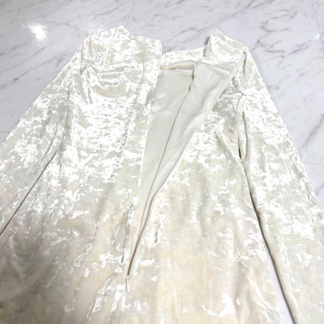 【未使用✨️】2024✨️完売品 アニュアンス クラッシュベロアナローワンピース