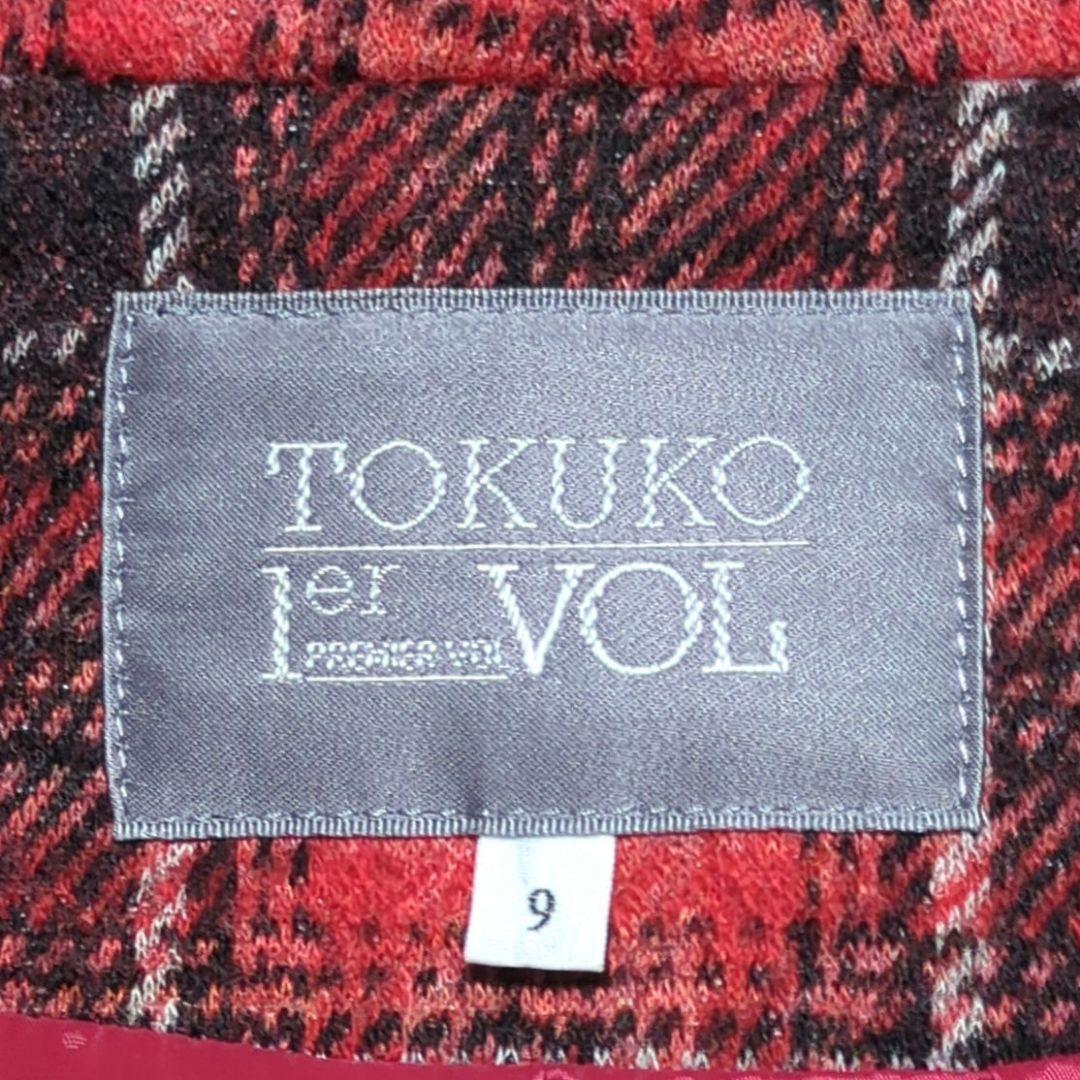【専用】TOKUKO 1er VOL　トクコ　コート　ビッグカラー　お花　刺繍