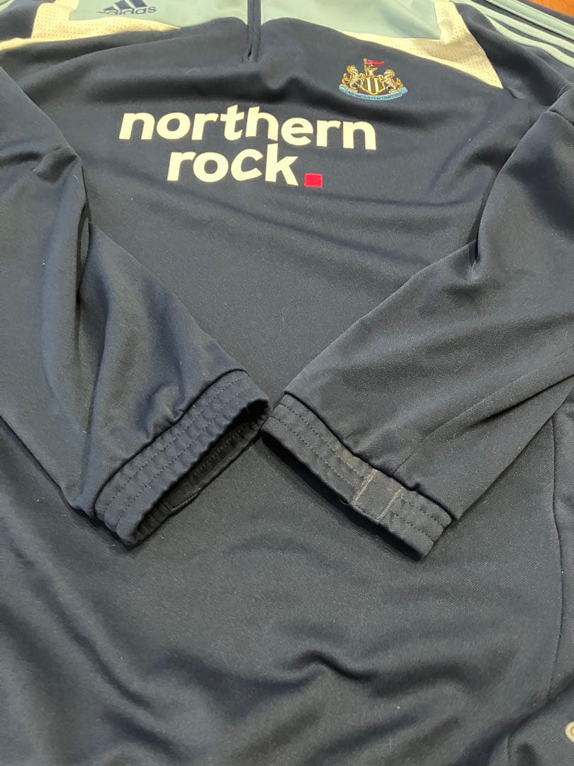 adidas ニューカッスルUTD ハーフジップ トレーニングジャケット古着
