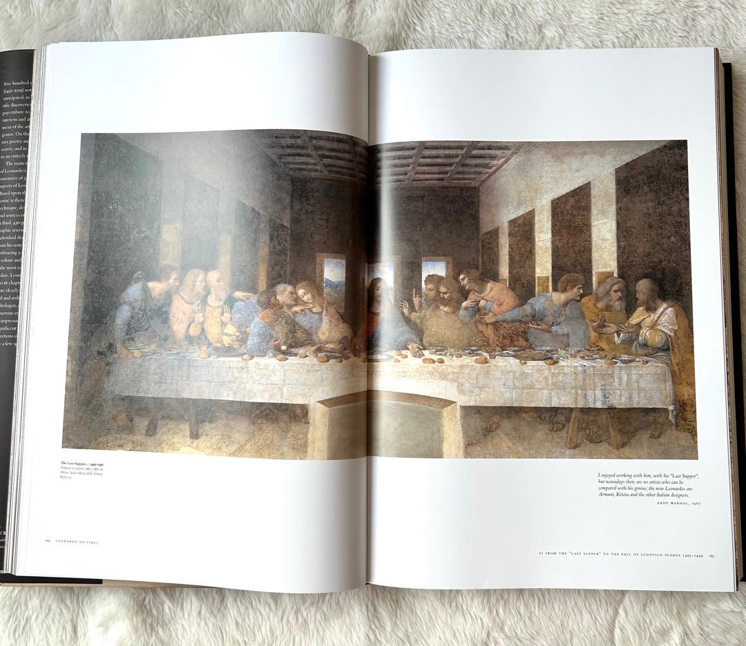 Leonardo da Vinciレオナルド・ダ・ヴィンチ430ページの詳細な本