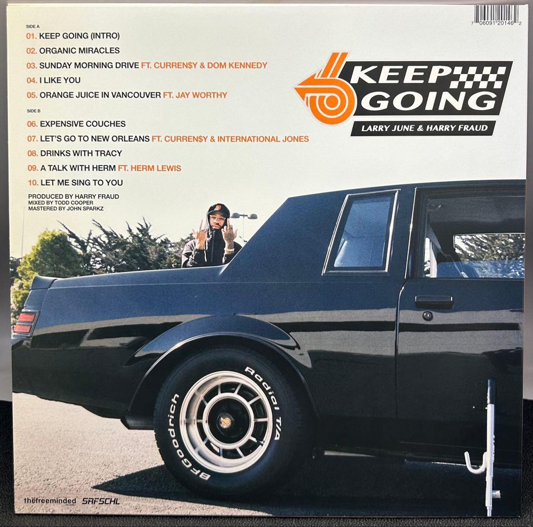 洋楽 Larry June & Harry Fraud - Keep Going LP