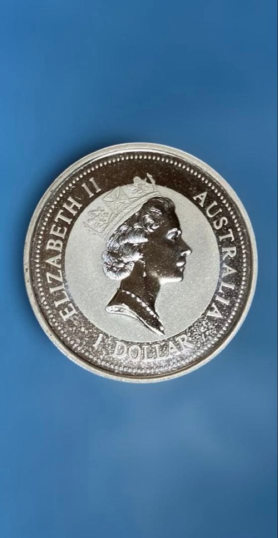 1997年　オーストラリア　クッカバラ　ワライカワセミ1oz銀貨